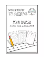 Vista previa - Unidades / Secuencias / Situaciones de Aprendizaje - WORKSHEETS TRACING ACTIVITIES THE FARM - Portada