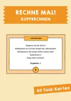 Vorschau - Aufgabenkarten - Task-Karten: Rechne mal! Kopfrechnen - Deckblatt