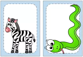 Vorschau - Bildkarten - Tafelmaterial - Bild- und Wortkarten zur Erweiterung des Wortschatzes (Polar bear, polar bear, what do you hear?) - Seite 2
