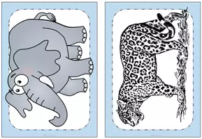Vorschau - Bildkarten - Tafelmaterial - Bild- und Wortkarten zur Erweiterung des Wortschatzes (Polar bear, polar bear, what do you hear?) - Seite 3