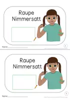 Vorschau - Arbeitsblätter - Büchlein in der Gebärdensprache zu Raupe nimmersatt - Seite 3