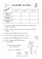 Vorschau - Arbeitsblätter - Weihnachtliche Rechenlogicals (Klassen 3 und 4) - Seite 3