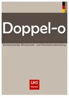 Vorschau - Arbeitsblätter - Konzentriertes Wortschatz- und Rechtschreibtraining - Wörter mit Doppel-o - Deckblatt