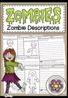 Vorschau - Arbeitsblätter - Zombie Descriptions - 8 Writing Templates - Deckblatt