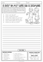 Vorschau - Arbeitsblätter - A Day in my Zombie Life - Writing (2-fach differenziert) - Seite 2