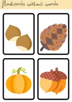 Vista previa - Unidades / Secuencias / Situaciones de Aprendizaje - Autumn Pack - Flashcards, wordcards, stations & worksheets - página 3