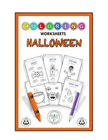 Vista previa - Hojas de trabajo - WORKSHEETS COLORING HALLOWEEN - Portada