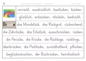 Vorschau - Arbeitsblätter - Konzentriertes Wortschatz- und Rechtschreibtraining - Wörter mit dem Umlaut ü vor ck - Seite 2