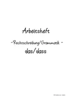 Vorschau - Arbeitsblätter - Arbeitsheft "dass/das" - Sekundarstufe I (Klasse 5-10) - Seite 1