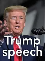 Vorschau - Klassenarbeiten - Klausur & worksheet: Trump's immigration speech & Rhetorik (inkl. EWH) - Deckblatt