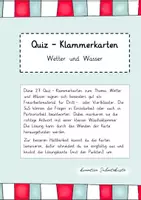 Vorschau - Arbeitsblätter - Sachunterricht erleben - Unterrichtsreihe/ Materialpaket - Wetter&Wasser - Seite 1