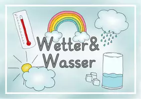 Vorschau - Arbeitsblätter - Sachunterricht erleben - Unterrichtsreihe/ Materialpaket - Wetter&Wasser - Deckblatt