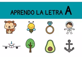 Vista previa - Interactivos - Letra A - Actividades interactivas en español - página 1