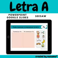Vista previa - Interactivos - Letra A - Actividades interactivas en español - Portada