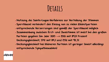 Vorschau - Präsentationen/Tafelbilder - Stundenentwurf: Zweitstimme bei der Bundestagswahl - Seite 2