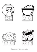 Vista previa - Manualidades / Dibujos para colorear - Halloween finger puppets - página 2