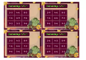 Vorschau - Spiele - Einmaleins Komplettset Sei kein Troll - Multiplikation ist toll Rechenspiele und Lapbook Elemente zu den Malreihen - Seite 1