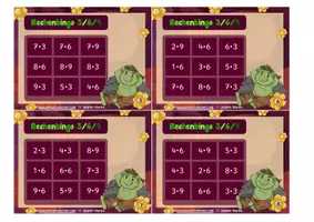 Vorschau - Spiele - Einmaleins Komplettset Sei kein Troll - Multiplikation ist toll Rechenspiele und Lapbook Elemente zu den Malreihen - Seite 2