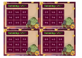 Vorschau - Spiele - Einmaleins Komplettset Sei kein Troll - Multiplikation ist toll Rechenspiele und Lapbook Elemente zu den Malreihen - Seite 3