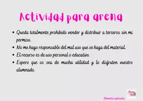 Vista previa - Tarjetas / Manipulativos - Imágenes para trabajar con arena - página 1