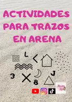 Vista previa - Tarjetas / Manipulativos - Imágenes para trabajar con arena - Portada