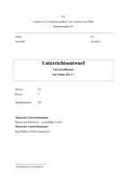Vorschau - Stundenentwürfe - Unterrichtsentwurf DaZ regelmäßige Verben - Seite 1