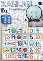 Vorschau - Spiele - Zahlen - Brettspiel (+Lösungen) DaF / DaZ / Deutsch - Deckblatt