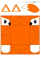 Vorschau - Spiele - Origami Waldtiere: Fuchs und Waschbär - Seite 1