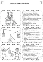 Vorschau - Arbeitsblätter - Lese-Mal-Blätter Laternenfest Klasse 1 und 2 - Seite 2