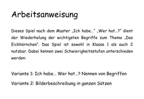 Vorschau - Spiele - Ich habe, wer hat? zum Thema "Eichhörnchen" - Seite 2