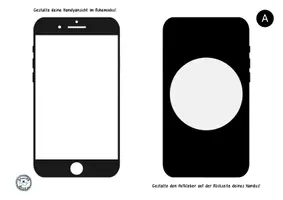 Vorschau - Arbeitsblätter - Kunstunterricht: Handy-Faltbuch Herbst - Seite 1