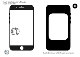 Vorschau - Arbeitsblätter - Kunstunterricht: Handy-Faltbuch Herbst - Seite 2