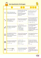 Vorschau - Spiele - Quiz Quadratische Gleichungen, differenziert - Seite 2