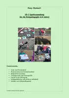 Vorschau - Stundenentwürfe - Spielesammlung Reitpädagogik 10 Spiele 4-8 Jahre - Deckblatt