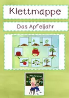 Vorschau - Arbeitsblätter - Klettmappe - Apfel - Das Apfeljahr - Deckblatt