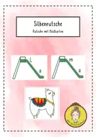 Vorschau - Spiele - Erstes Lesen mit der Silbenrutsche - Deckblatt