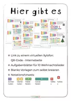 Vorschau - Stundenentwürfe - Materialpaket MUSIK Spiele Rätsel Quiz zu Weihnachten • Weihnachtslieder raten • Boomwhacker - Seite 2