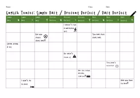 Vorschau - Arbeitsblätter - English Grammar - Revision #3 (Past / Perfect / Future Tenses) - Seite 1