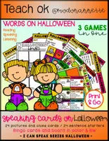 Vista previa - Juegos / Gamificación - I CAN SPEAK Series HALLOWEEN Say and Guess - Portada