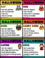 Vista previa - Juegos / Gamificación - I CAN SPEAK Series HALLOWEEN Say and Guess - página 1