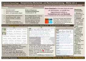 Vorschau - Arbeitsblätter - Konzentriertes Wortschatz- und Rechtschreibtraining - einfache Fremdwörter mit o am Wortende - Seite 1