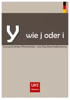 Vorschau - Arbeitsblätter - Konzentriertes Wortschatz- und Rechtschreibtraining - Fremdwörter mit y, das klingt wie j oder wie i - Deckblatt