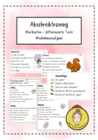 Vorschau - Arbeitsblätter - Abschreibtraining zum Thema Herbst für die 2. Klasse - Deckblatt