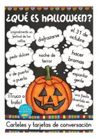 Vista previa - Hojas de trabajo - ¿Qué es Halloween? hojas de trabajo Español - Portada