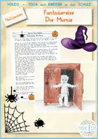 Vorschau - Mal- und Bastelvorlagen - Halloween Materialpaket Yoga Fantasiereise Atemübung - Seite 3