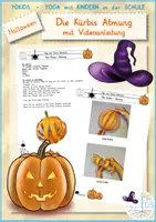 Vorschau - Mal- und Bastelvorlagen - Halloween Die Kürbis Atmung - Deckblatt