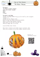 Vorschau - Mal- und Bastelvorlagen - Halloween Die Kürbis Atmung - Seite 1