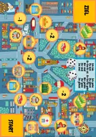 Vorschau - Stundenentwürfe - Orte in der Stadt (Dativ/Akkusativ) - Brettspiel A4 zum Deutsch lernen - Seite 3