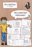 Vorschau - Arbeitsblätter - Halloween: Mini-Heftchen mit Lese-, Schreib- & Rechenübungen (2. Klasse) - Deckblatt