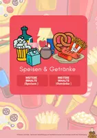 Vorschau - Spiele - Speisen & Getränke + Modalverben 'möchten/ wollen' - Brettspiel A4 zum Deutsch lernen - Seite 2
